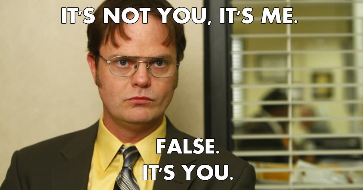 It’s Not the Data, It’s You